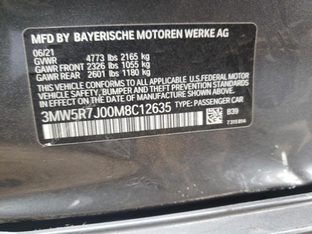 Photo 11 VIN: 3MW5R7J00M8C12635 - BMW 330XI 