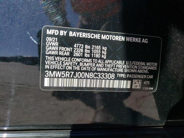 Photo 11 VIN: 3MW5R7J00N8C33308 - BMW 3ER 