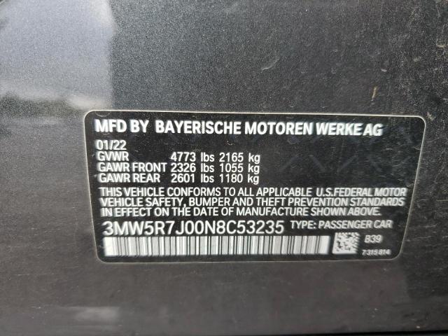 Photo 9 VIN: 3MW5R7J00N8C53235 - BMW 330XI 