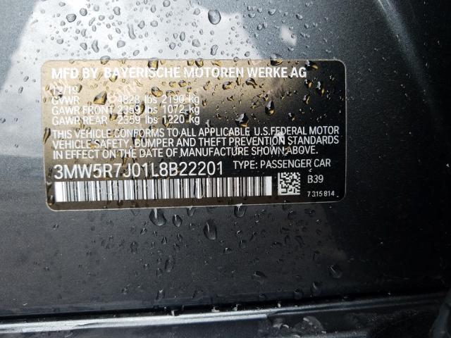 Photo 9 VIN: 3MW5R7J01L8B22201 - BMW 330XI 