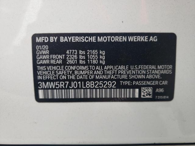 Photo 11 VIN: 3MW5R7J01L8B25292 - BMW 330XI 