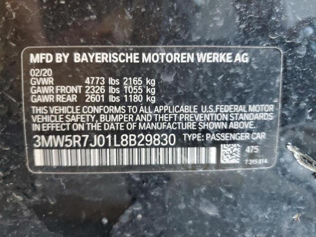 Photo 9 VIN: 3MW5R7J01L8B29830 - BMW 330XI 