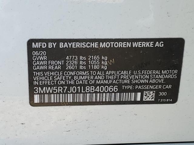 Photo 11 VIN: 3MW5R7J01L8B40066 - BMW 330XI 