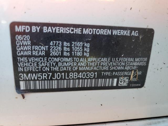 Photo 12 VIN: 3MW5R7J01L8B40391 - BMW 330XI 