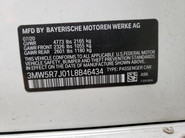 Photo 9 VIN: 3MW5R7J01L8B46434 - BMW 330XI 