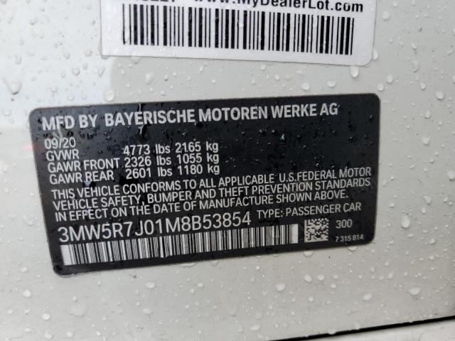 Photo 11 VIN: 3MW5R7J01M8B53854 - BMW 330XI 