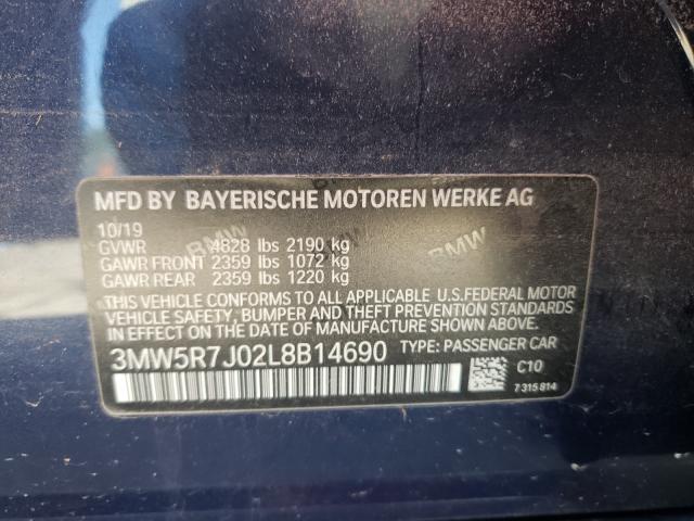 Photo 9 VIN: 3MW5R7J02L8B14690 - BMW 330XI 