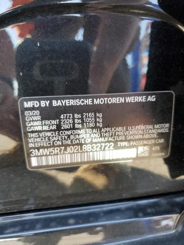 Photo 11 VIN: 3MW5R7J02L8B32722 - BMW 3 SERIES 