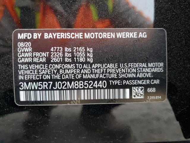 Photo 11 VIN: 3MW5R7J02M8B52440 - BMW 330XI 