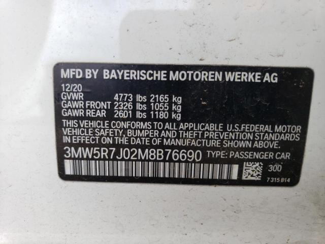 Photo 11 VIN: 3MW5R7J02M8B76690 - BMW 330XI 