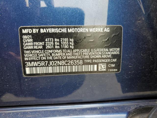 Photo 11 VIN: 3MW5R7J02N8C26358 - BMW 330XI 