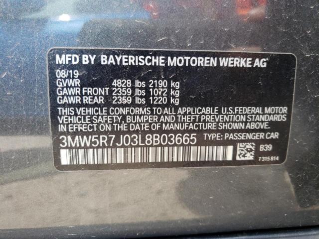 Photo 9 VIN: 3MW5R7J03L8B03665 - BMW 330XI 