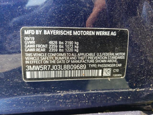 Photo 11 VIN: 3MW5R7J03L8B09689 - BMW 330XI 