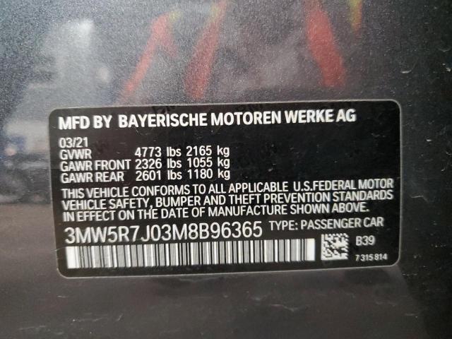 Photo 11 VIN: 3MW5R7J03M8B96365 - BMW 330XI 