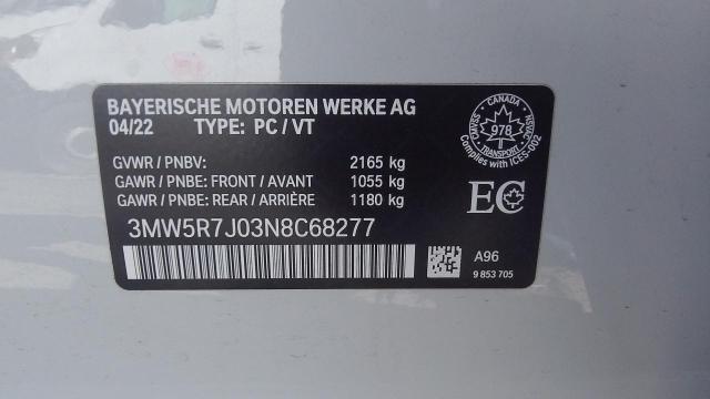 Photo 8 VIN: 3MW5R7J03N8C68277 - BMW 330XI 