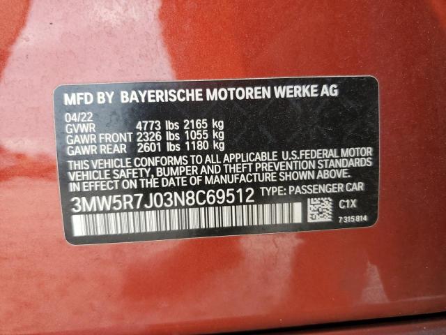 Photo 11 VIN: 3MW5R7J03N8C69512 - BMW 330XI 