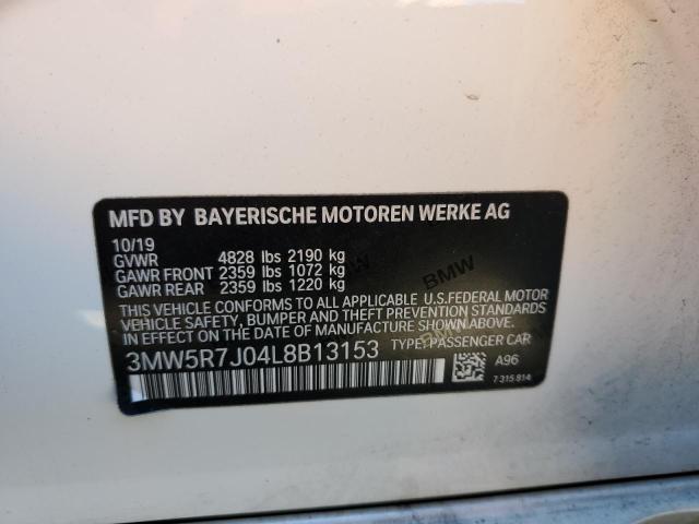 Photo 9 VIN: 3MW5R7J04L8B13153 - BMW 330XI 