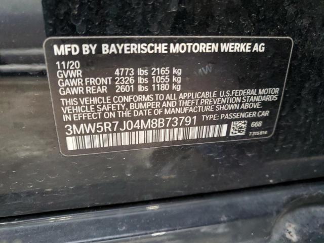 Photo 11 VIN: 3MW5R7J04M8B73791 - BMW 3 SERIES 