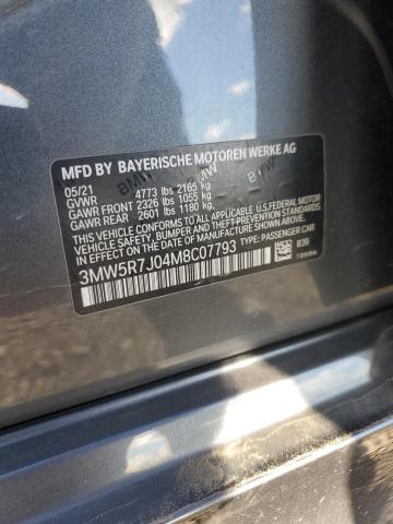 Photo 11 VIN: 3MW5R7J04M8C07793 - BMW 3 SERIES 