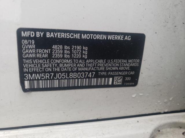 Photo 9 VIN: 3MW5R7J05L8B03747 - BMW 330XI 