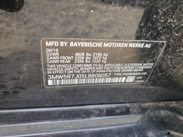 Photo 11 VIN: 3MW5R7J05L8B08057 - BMW 3 SERIES 