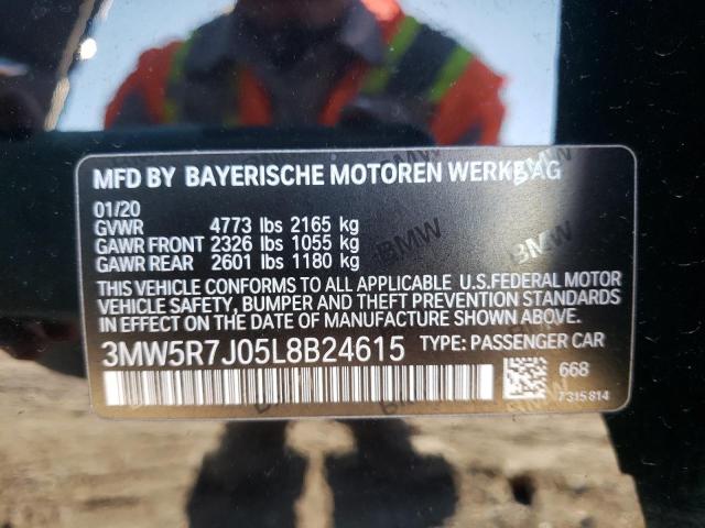 Photo 9 VIN: 3MW5R7J05L8B24615 - BMW 3ER 