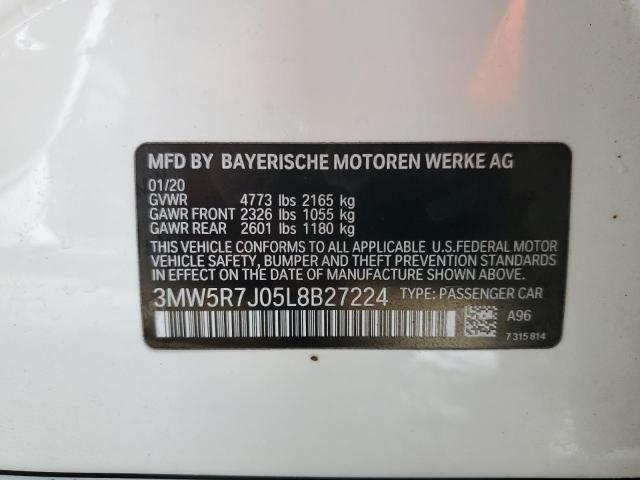 Photo 9 VIN: 3MW5R7J05L8B27224 - BMW 330XI 