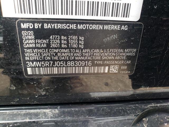 Photo 11 VIN: 3MW5R7J05L8B30916 - BMW 330XI 