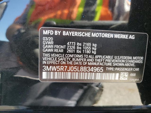 Photo 11 VIN: 3MW5R7J05L8B34965 - BMW 3 SERIES 