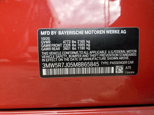 Photo 11 VIN: 3MW5R7J05M8B65845 - BMW 330XI 