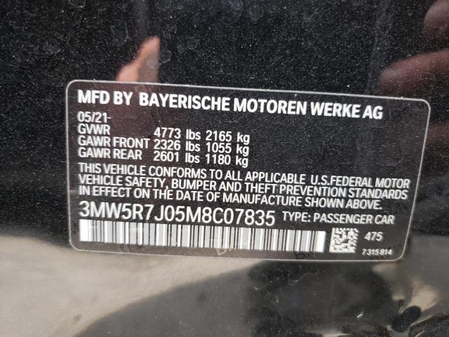 Photo 9 VIN: 3MW5R7J05M8C07835 - BMW 330XI 