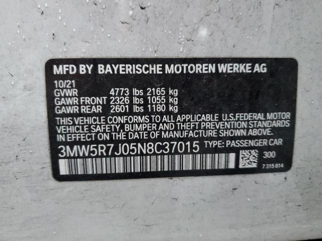 Photo 12 VIN: 3MW5R7J05N8C37015 - BMW 330XI 