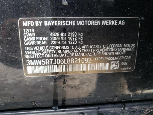 Photo 11 VIN: 3MW5R7J06L8B21092 - BMW 3 SERIES 