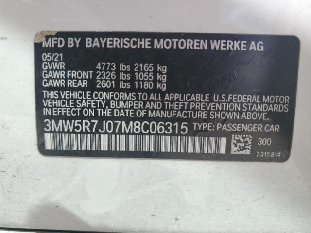 Photo 13 VIN: 3MW5R7J07M8C06315 - BMW 330XI 