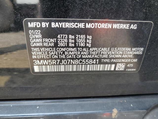 Photo 12 VIN: 3MW5R7J07N8C55841 - BMW 330XI 