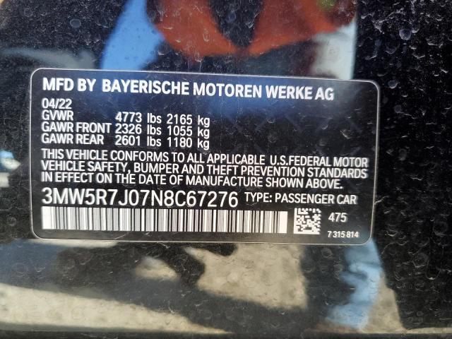 Photo 11 VIN: 3MW5R7J07N8C67276 - BMW 330XI 