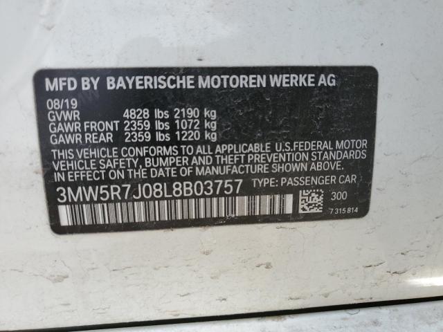 Photo 11 VIN: 3MW5R7J08L8B03757 - BMW 3 SERIES 