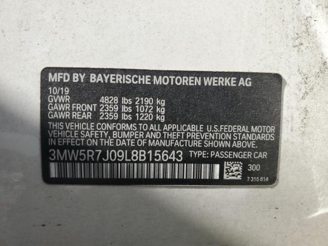 Photo 11 VIN: 3MW5R7J09L8B15643 - BMW 330XI 