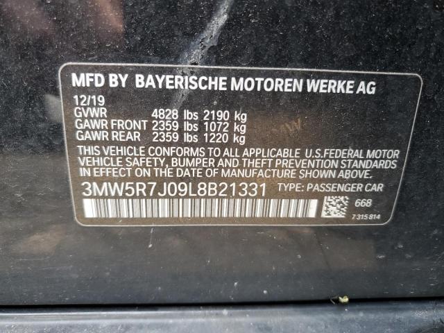 Photo 11 VIN: 3MW5R7J09L8B21331 - BMW 3 SERIES 