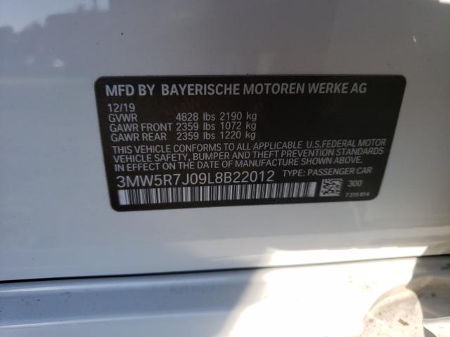 Photo 9 VIN: 3MW5R7J09L8B22012 - BMW 330XI 