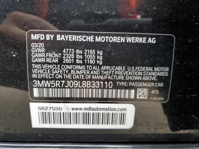 Photo 11 VIN: 3MW5R7J09L8B33110 - BMW 330XI 