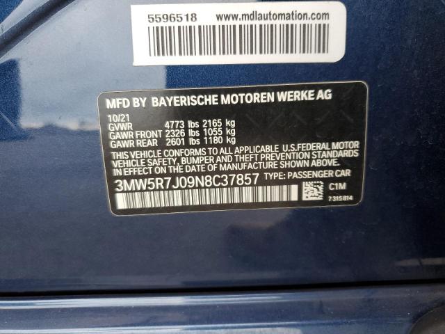 Photo 11 VIN: 3MW5R7J09N8C37857 - BMW 330XI 