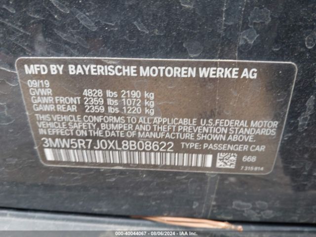 Photo 8 VIN: 3MW5R7J0XL8B08622 - BMW 330I 