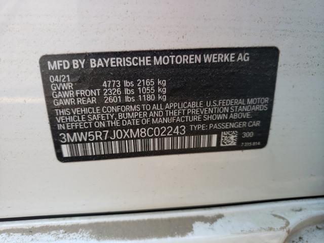 Photo 9 VIN: 3MW5R7J0XM8C02243 - BMW 330XI 