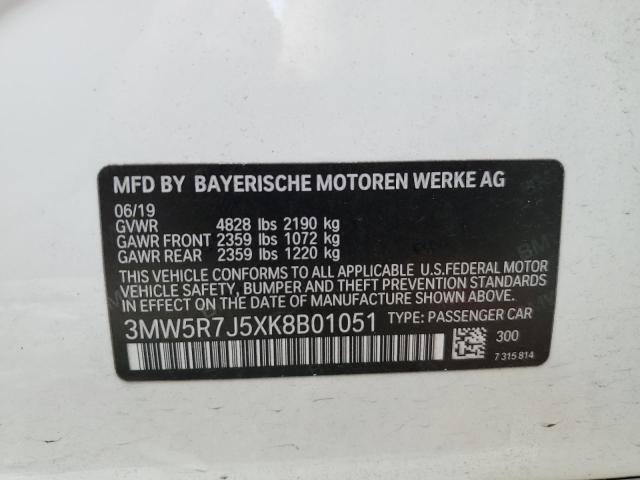 Photo 11 VIN: 3MW5R7J5XK8B01051 - BMW 3 SERIES 