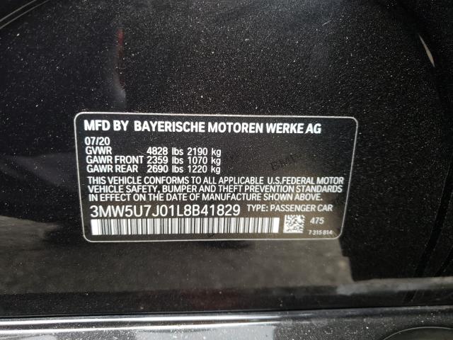 Photo 9 VIN: 3MW5U7J01L8B41829 - BMW M340I 