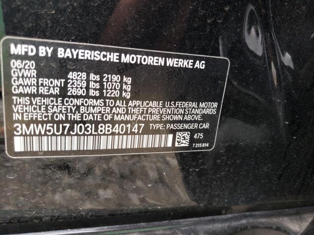 Photo 9 VIN: 3MW5U7J03L8B40147 - BMW M340I 