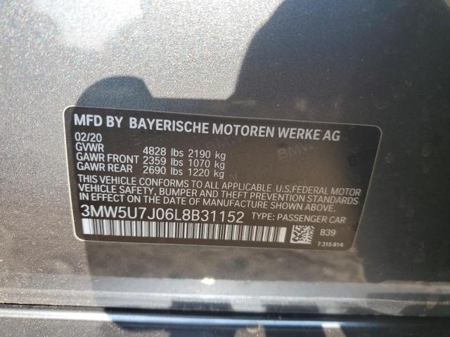 Photo 11 VIN: 3MW5U7J06L8B31152 - BMW M340I 