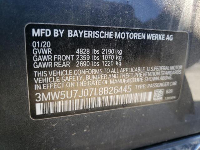 Photo 9 VIN: 3MW5U7J07L8B26445 - BMW M340I 