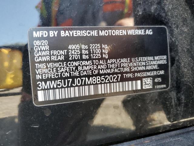 Photo 12 VIN: 3MW5U7J07M8B52027 - BMW M340I 